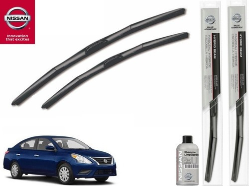 Par Plumas Wipers Limpiabrisas Nissan V-drive 2023 Original