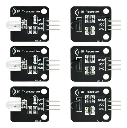 Kit De Módulo De Sensor De Transmisor Ir Con Receptor Ir Dig