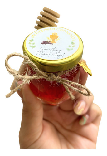 Recuerditos Personalizados (10 Tarritos De Miel O Mermelada)
