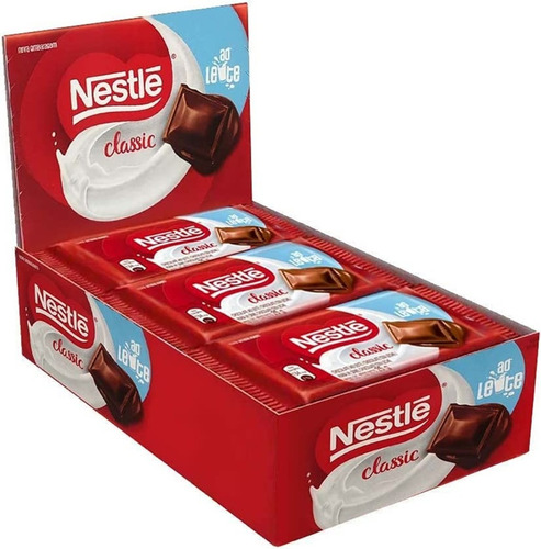 Chocolate Ao Leite Classic C/22un 25gr - Nestlé