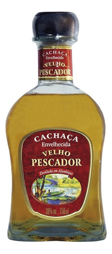 Cachaça Velho Pescador Ouro 750ml