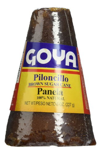 Goya Piloncillo Panela, Cana De Azucar Morena 8 Oz (paquete 