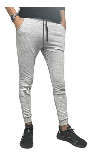 Pack X2 Pantalon Joggings Hombre Chupin Rustico Con Puño 