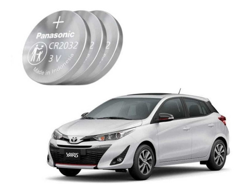 Bateria Para Chave Presença Toyota Yaris Original Panasonic