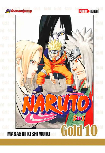 Naruto Gold Edition Manga Panini México Español Tomo 10