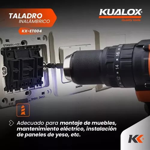 Amoladora Angular Kualox + Bateria + Cargador 115 Mm 20v