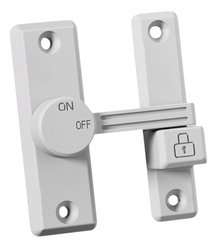 Trava Da Porta Guarda Fechadura Da Porta Resistente, Branco