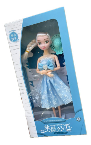 Juguete Para Niñas, Muñeca Elsa Con Sombrero