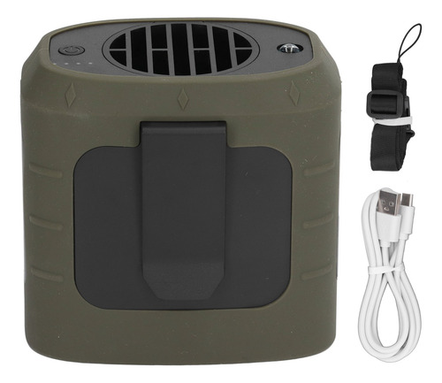 Mini Ventilador Portátil Con Clip Para La Cintura, Con Bater