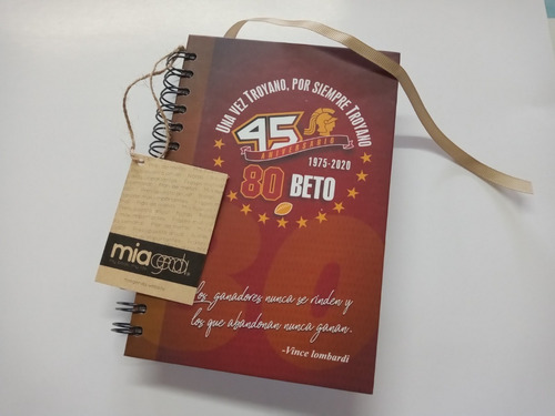 Agenda Diaria 2021 - Personalizada Con Logotipo Y Textos.