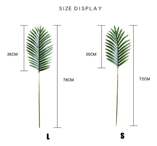 Accesorios Para Arreglos Florales Con Hojas De Palmera, Plan