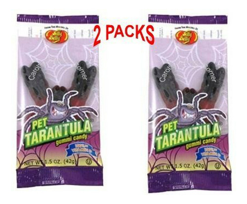 Jelly Belly 1.5 Oz. Tarántula Gummi Pet - Paquete De 2