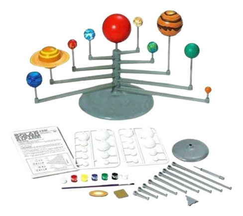 Kit Sistema Solar Planetas Educativo Niños Pintura