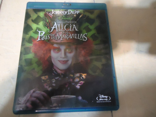 Alicia En El Pais De Las Maravillas Tim Burton Blu Ray