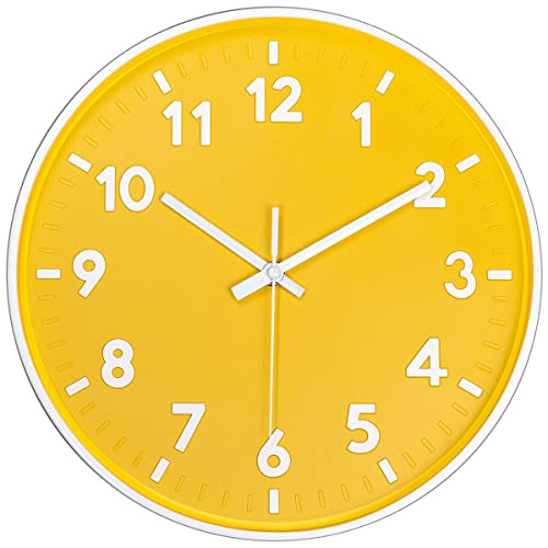 Reloj De Pared Moderno Número 3d De 12 Pulgadas, Esfer...