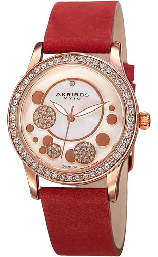 Reloj Casual Mujer Ornamentado Esfera Central De Nácar...