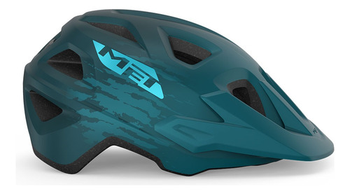 Casco Met Echo Mips Color Azul Petróleo Talla S/m (52-57cm)