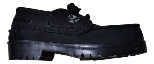 Zapatos Colegiales Cuero Oferta Discontinuos Negro Nobuck 35