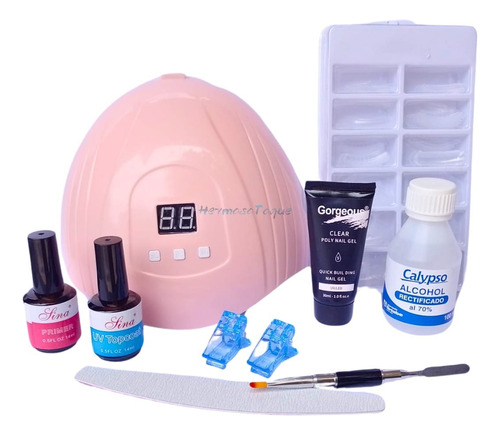 Kit Para Uñas En Polygel, Hermoso Toque