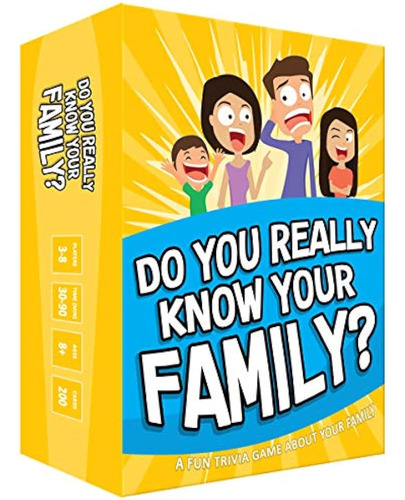 ¿conoce Realmente A Su Familia? Un Divertido Juego Familiar 