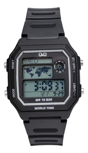 Reloj Para Unisex Q&q M196j001y M196j001y Negro