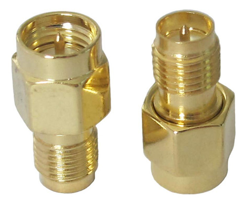 Rf Coaxial - Adaptador Coaxial Sma Macho A Rp-sma Hembra Par