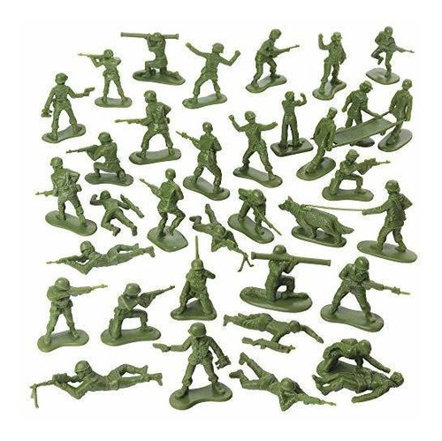 Bmc Plastic Army Mujer Soldado 36 Piezas Od Verde Mujer