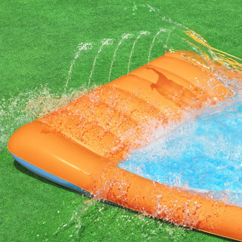 Alberca Inflable Con Resbaladilla 341 X 213 X 38 Cm