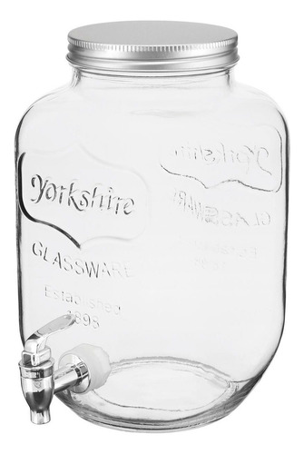 Enjoy Yorkshire Refresqueira Suqueira 4l Vidro Cor Transparente