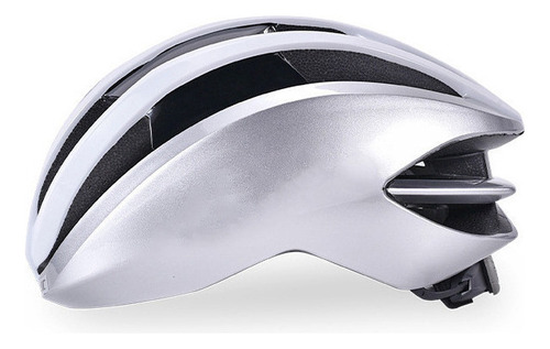 Casco Para Montar En Bicicleta, Plateado, Ventilado, Rompevi