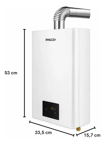 Calefón Philco 14/l Min - Blanco - Tiro Forzado - Tecnología Pilotless - imagen 7