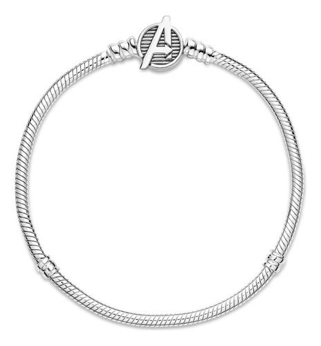 Pulsera Pandora Logo Avengers Marvel  Plata S925 Original