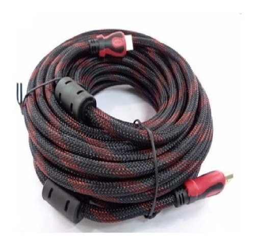 Cable Hdmi 10mts Calidad De Malla Negro Nuevo Sellado Tienda