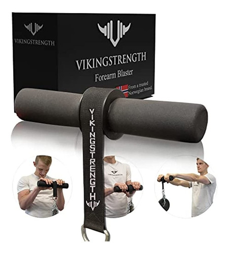 Vikingstrength Forearm Blaster- Fat Thick Grips Equipo De Ej