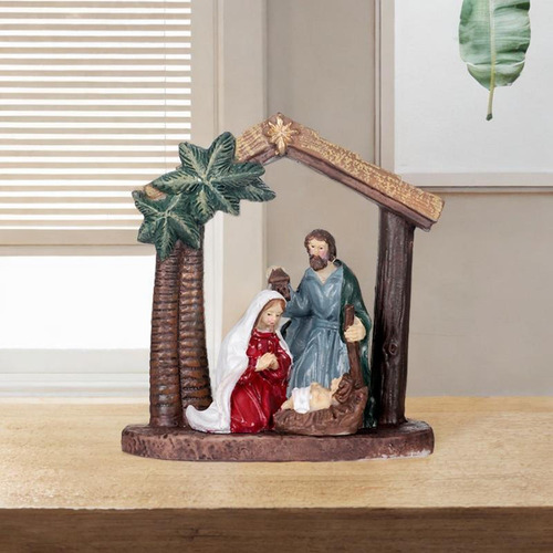 Estatuilla De Belén, Decoración De 9x4x10 Cm Estilo A