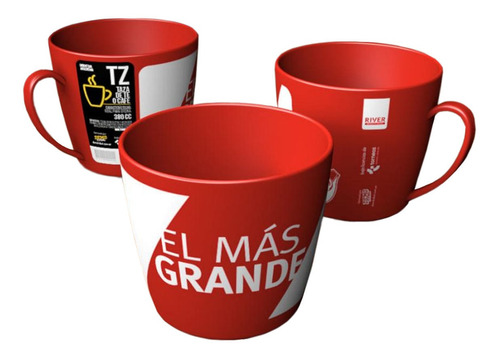 Imagen 1 de 1 de Taza Té Café River Plate Licencia Oficial Cuotas