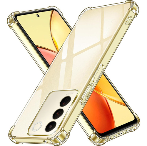 Case Funda Tpu Transparente Silicona Para Vivo V25e