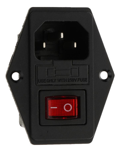Módulo De Masculinos Interruptor Fusible Enchufe Terminales