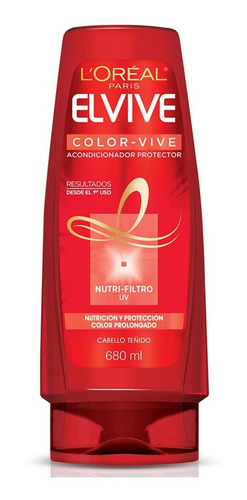 Acondicionador Cabello Color Vive Elvive 680ml L'oréal Paris
