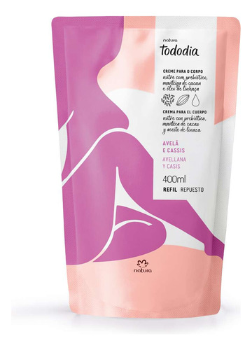 Natura Hidratante Corporal Tododia Repuesto Crema De 400 Ml