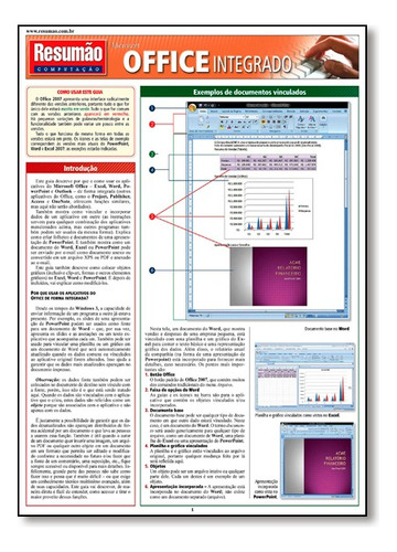 Microsoft Office Integrado: Microsoft Office Integrado, De Hales John. Série N/a, Vol. N/a. Editora Resumao, Capa Mole, Edição N/a Em Português, 2012
