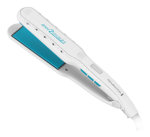 Plancha de cabello Remington Wet2Straight Sales de Mar S7320 blanca 120V