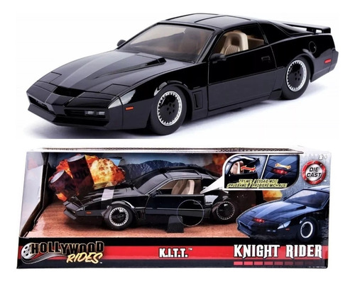 Kitt Con Luz Pontiac Trans Am 1982 Knight Rider- M Jada 1/24