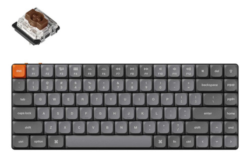 Teclado Keychron K3 Max Rgb Gateron Brown Low Profile Custom