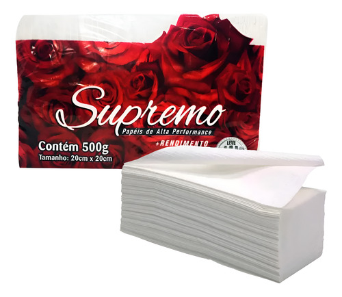 Papel Toalha Interfolha Branco Supremo 100% Virgem 5000 Fls