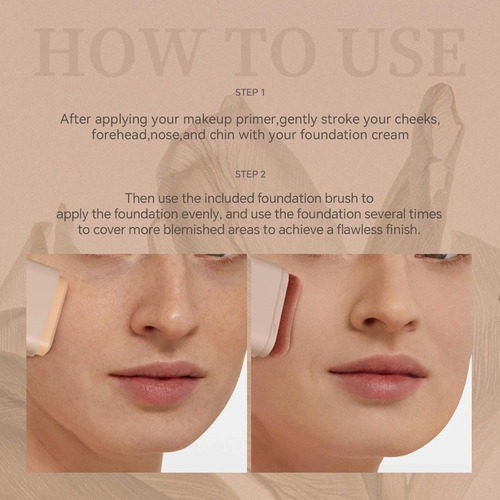 Base De Maquillaje Multiusos En Barra Con Brocha Integrada