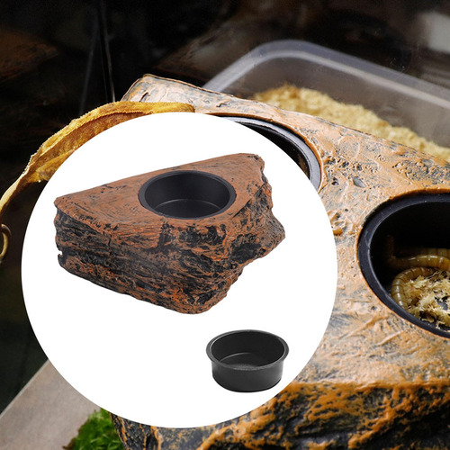 Bandeja Colgante Para Reptiles, Comedero Para Ranura Única