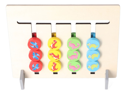 Juguete De Madera Para Niños, 4 Colores, Dibujos Animados De