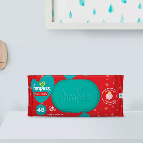 Toallitas Humedas Pampers Siempre Limpio Combo 12 Paquetes X 48 Unidades Super Oportunidad Super Limpieza Sin Alcohol Tambien Para Manos Y Cara