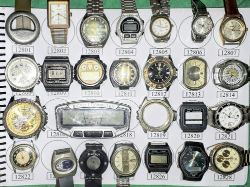 Lote 46 Sucatas Casio E Outros- Máquina Do Tempo